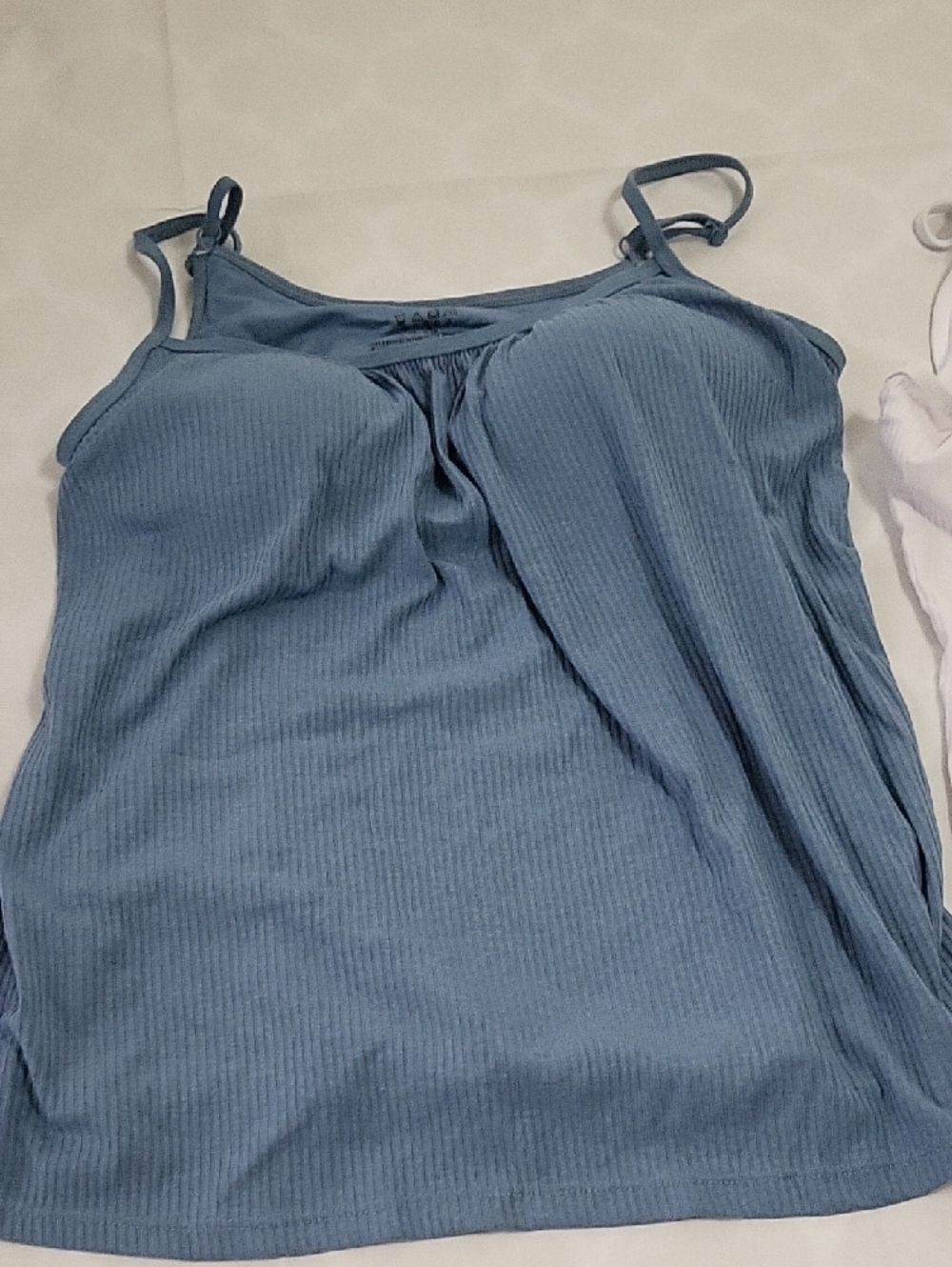 Serra White Ribbed Tank Top Duo - Picture 4 of 8